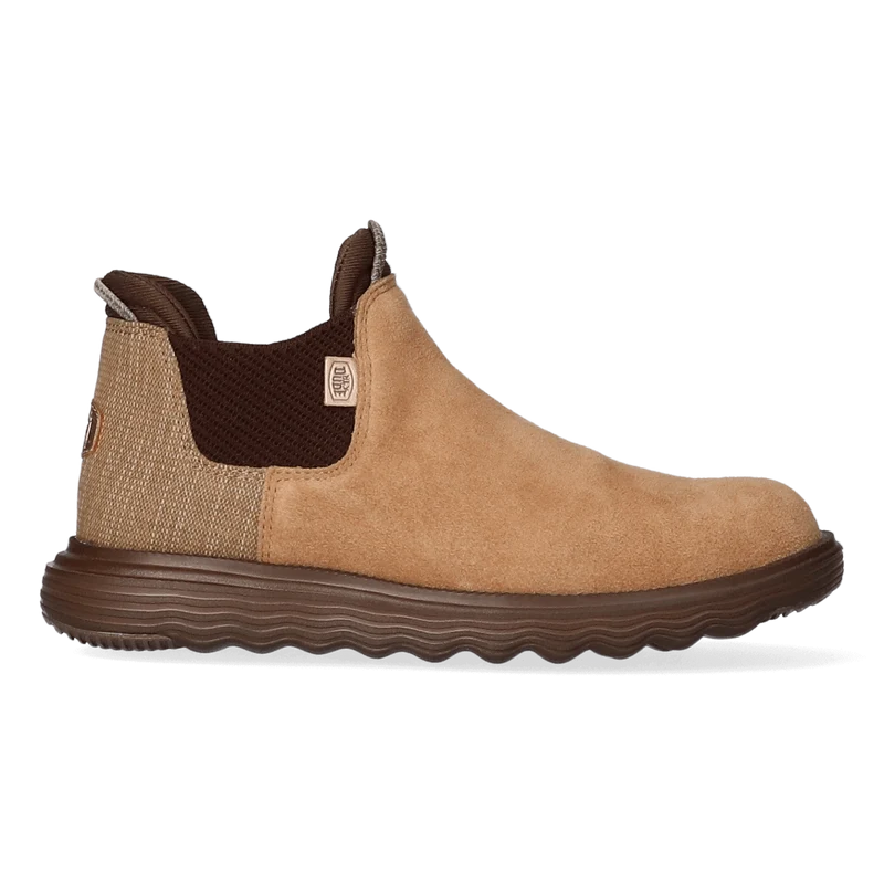 Branson Suede Dames Boots Cognac
