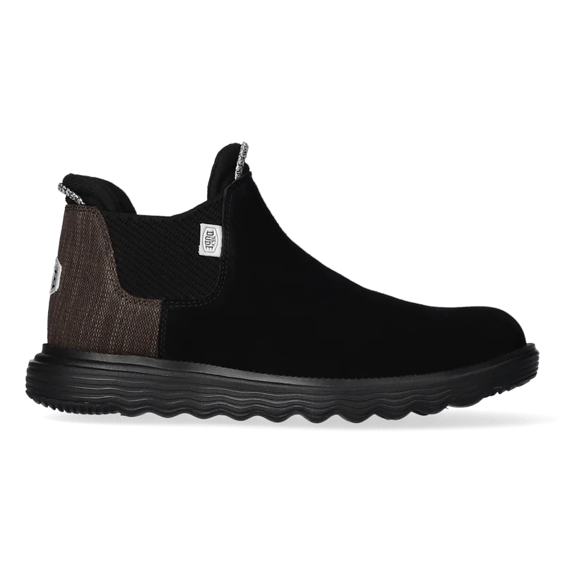 Branson Suede Dames Boots Black/Black