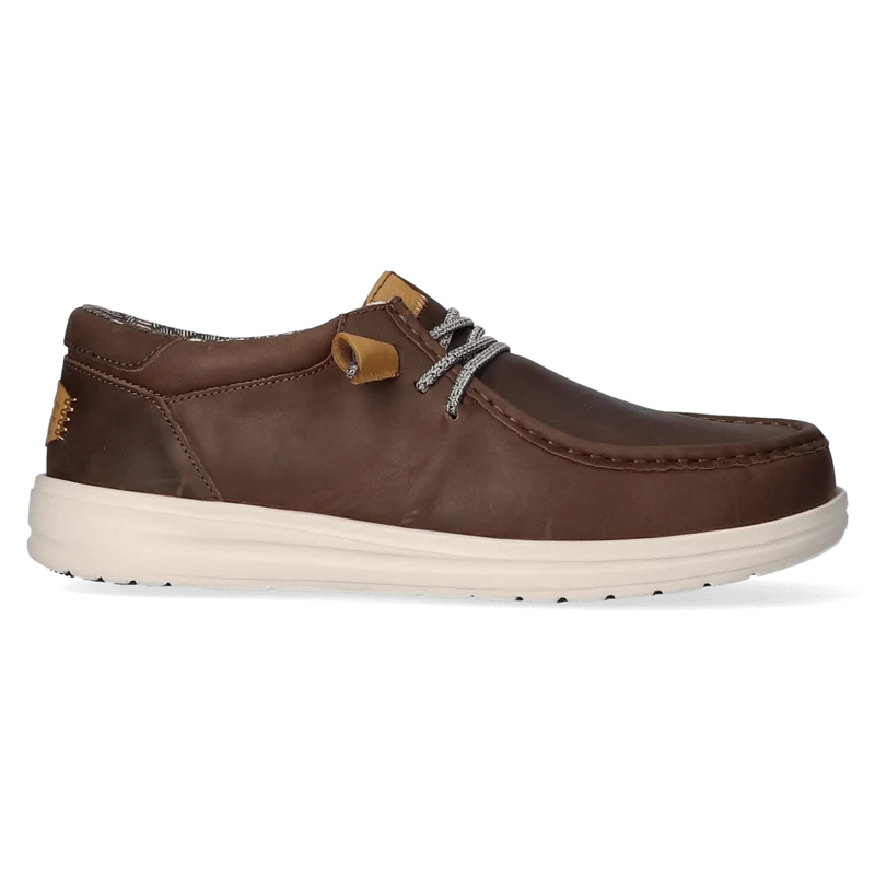 Wally Grip Craft Leather Heren Instappers Grey