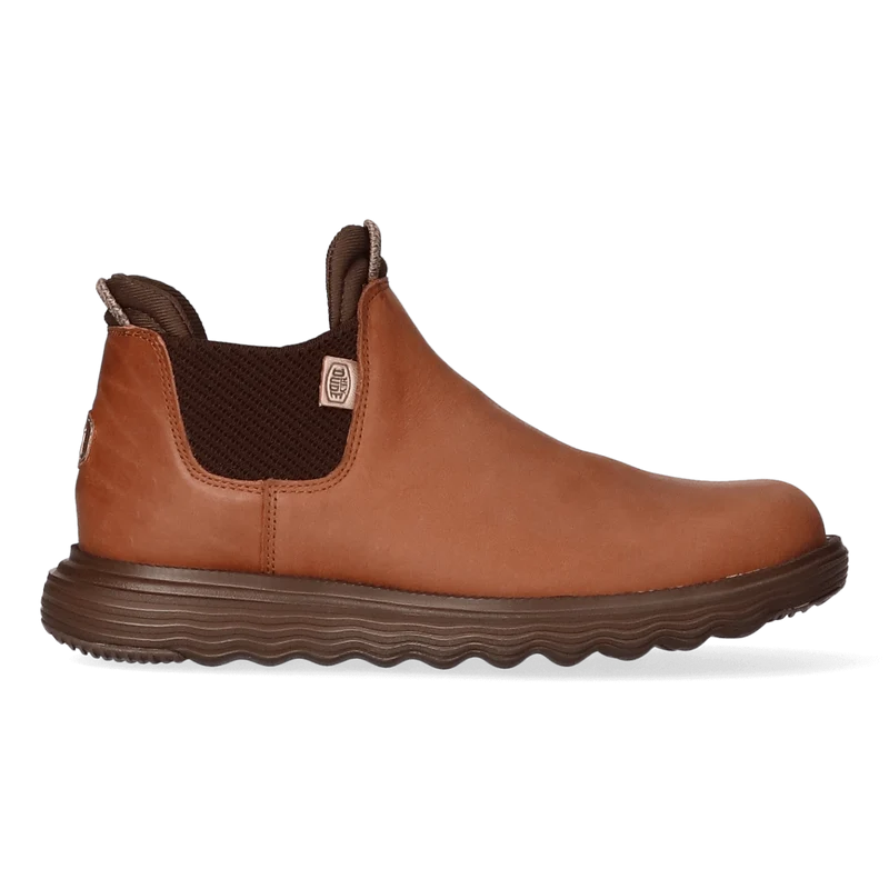 Branson Craft Leather Dames Boots Cognac