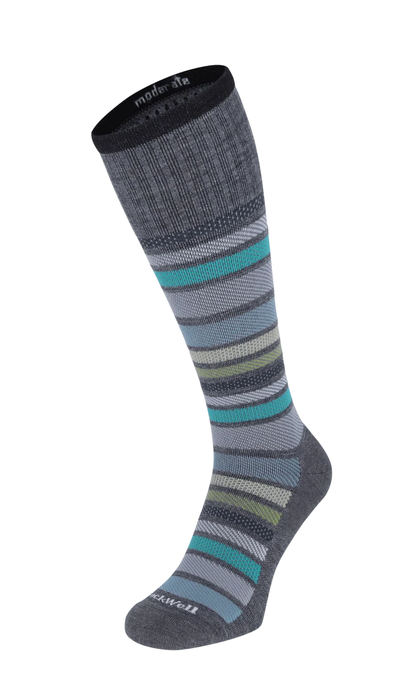 Twillful Heren Compressiesokken Klasse 1 Charcoal