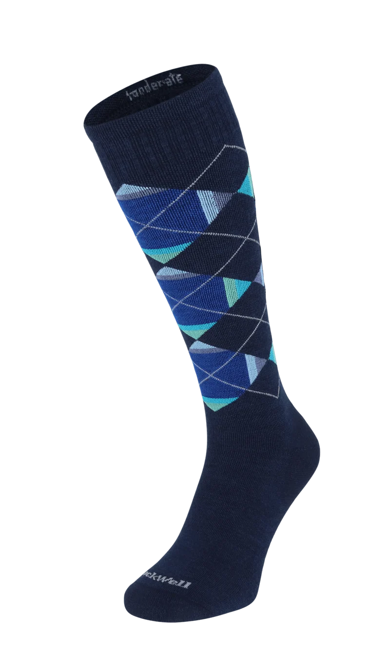Prism Argyle Heren Compressiekousen Klasse 1 Navy