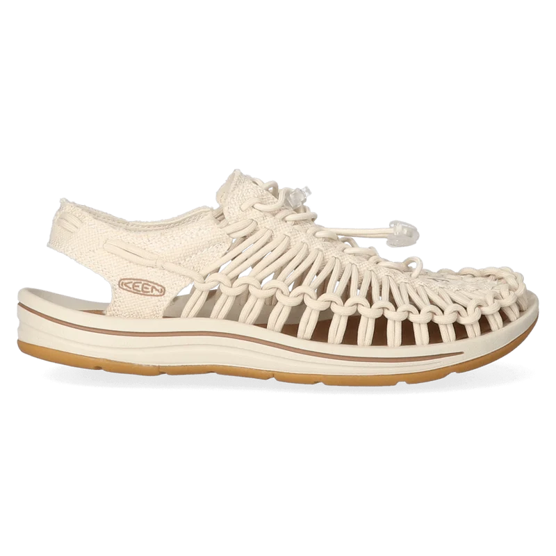 Uneek Dames Sandalen Natural Canvas/Birch