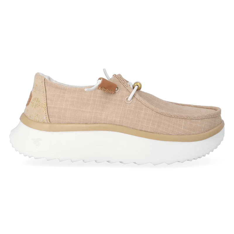 Wendy Peak Baja Dames Instappers Stripe Tan