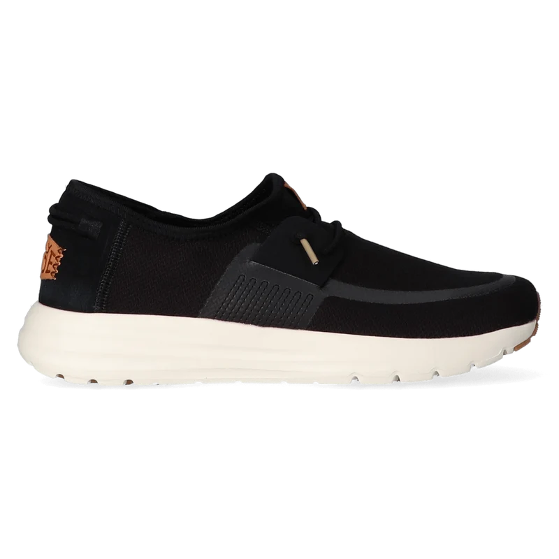 Sirocco Neutrals Heren Sneakers Black/White