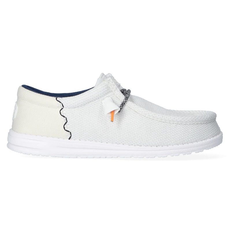 Wally Funk Open Mesh Dames Instappers White/White