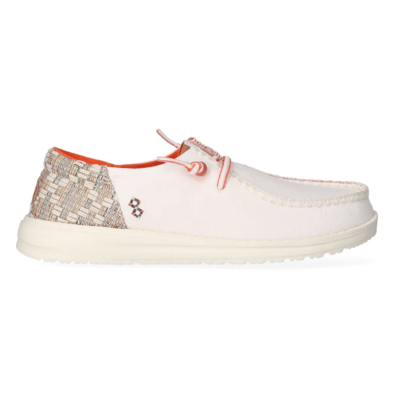 Wendy Funk Jacquard Dames Instappers Beige