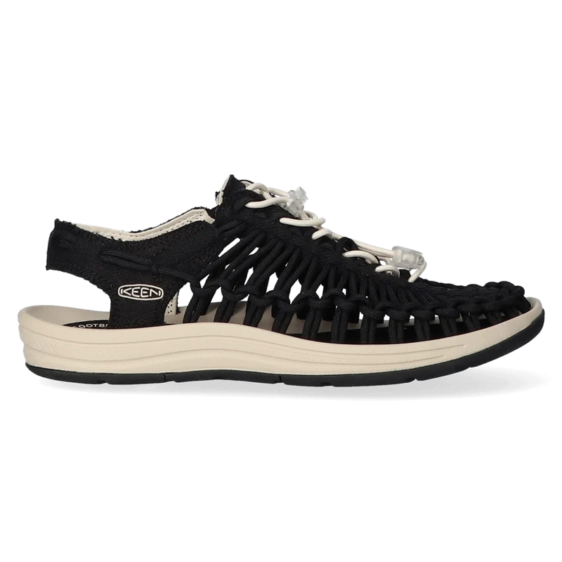 Uneek Canvas Dames Sandalen Black/Birch