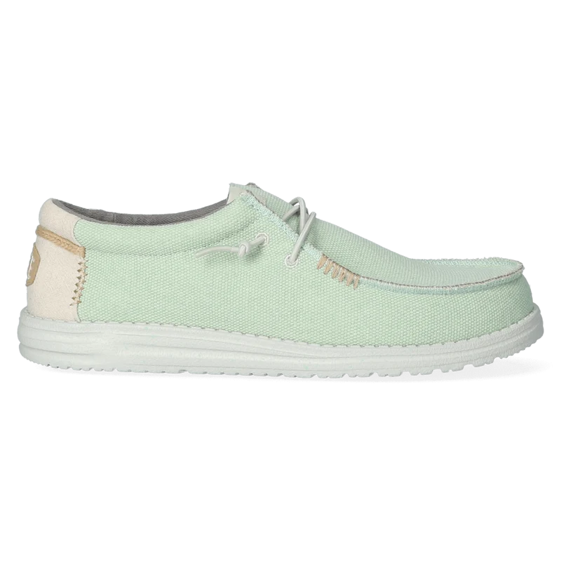 Wally Coastline Jute Heren Instappers Sky Blue