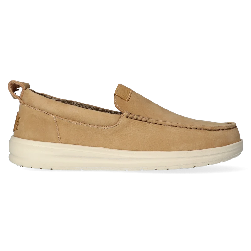 Wally Grip Moc Craft Leather Heren Mocassins Tan
