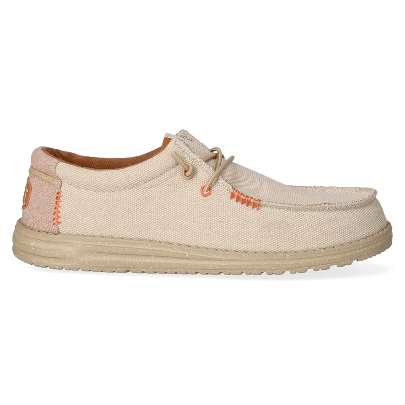 Wally Coastline Jute Heren Instappers Silver