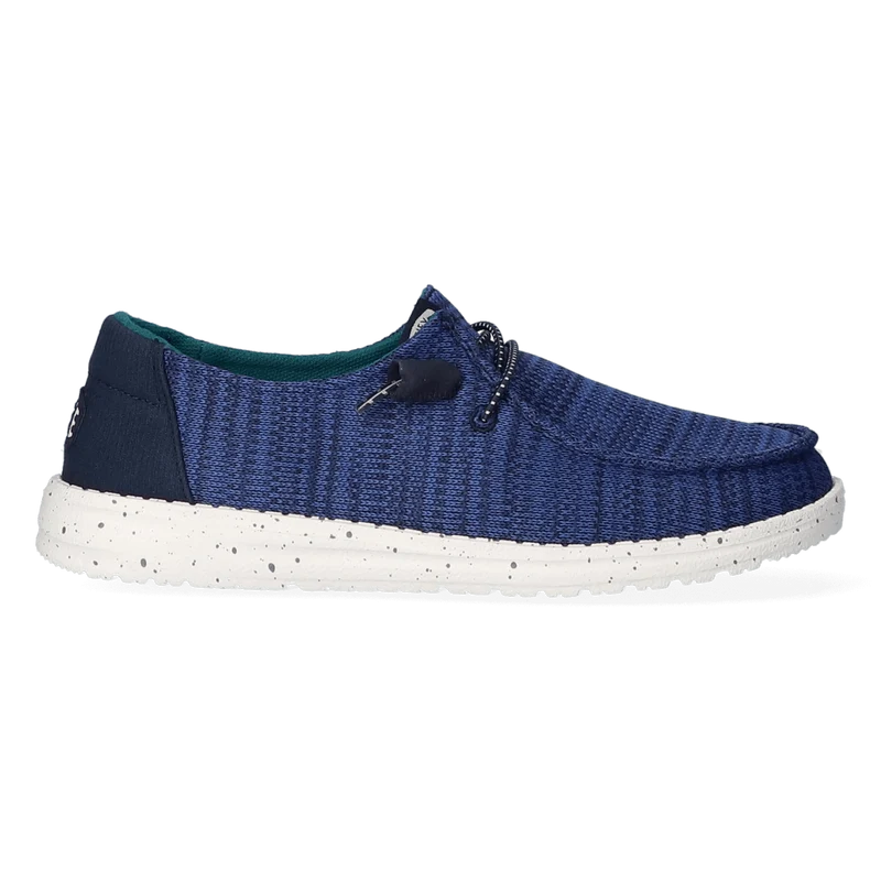 Wendy Sport Mesh Dames Instappers Navy/White
