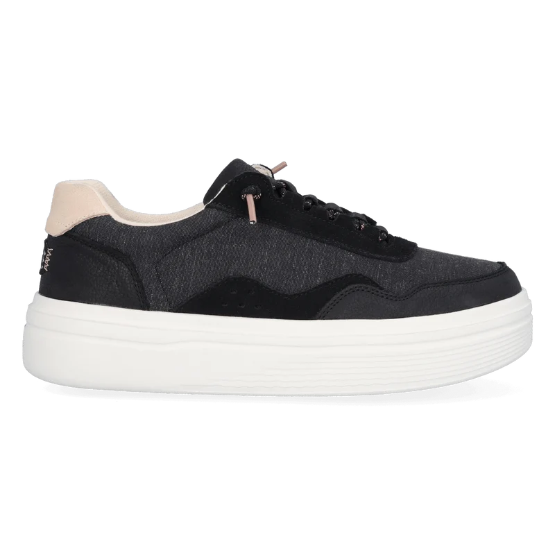 Hudson Lift Sport Dames Sneakers Black