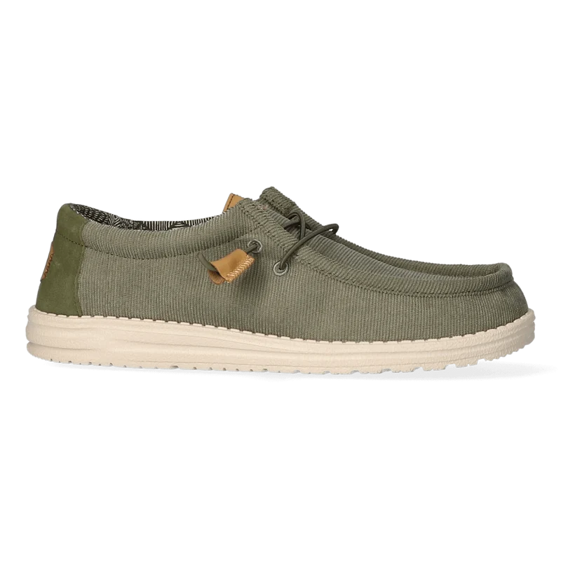 Wally Corduroy Heren Instappers Olive