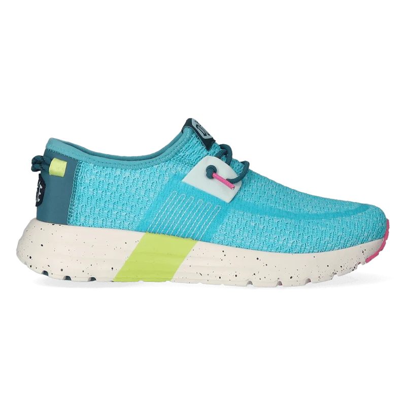 Sirocco Sport Stripe Dames Sneakers Teal