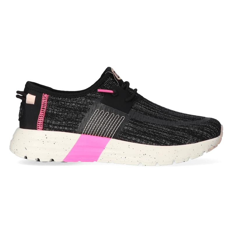 Sirocco Sport Stripe Dames Sneakers Black