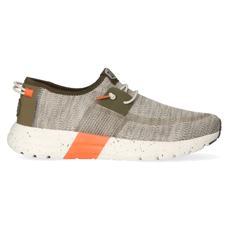 Sirocco Sport Mode Heren Sneakers Green/Dusty Olive/Orange
