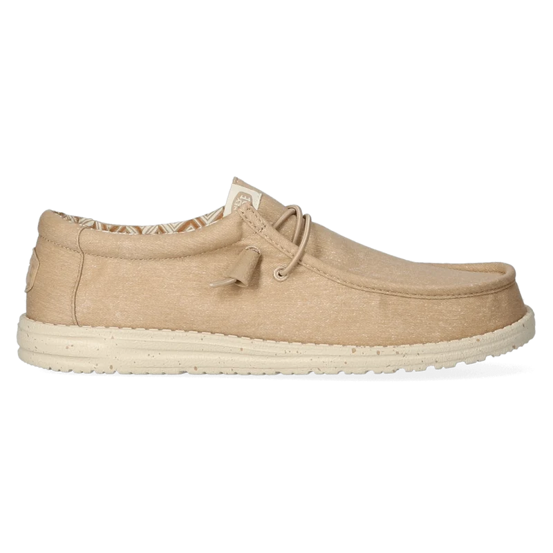 Wally Canvas Heren Instappers Tan