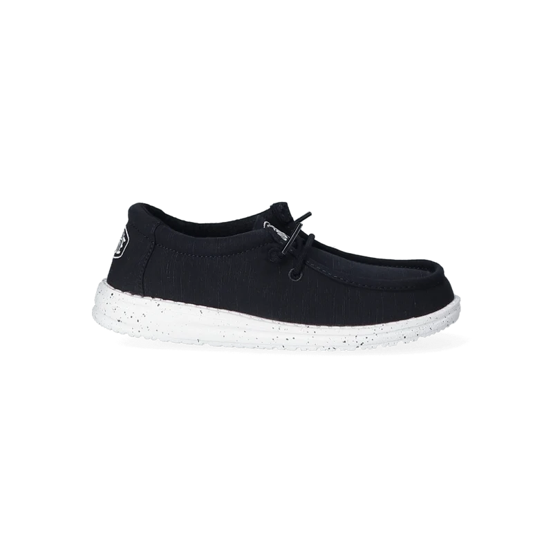 Wally Youth Slub Canvas Jongens Instappers Navy