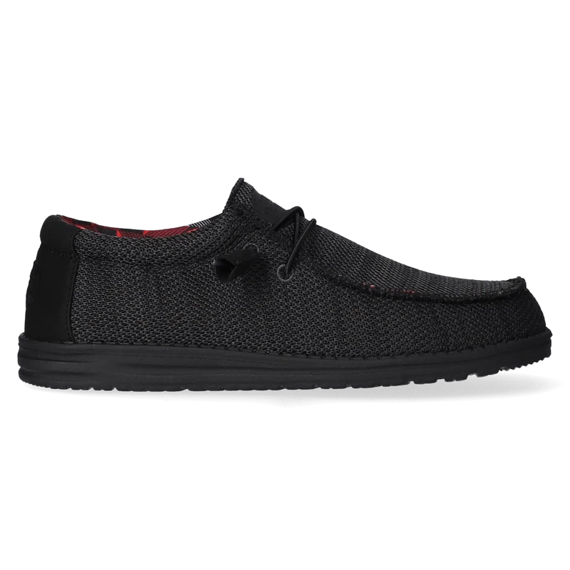 Wally Sox Heren Instappers Jet Black