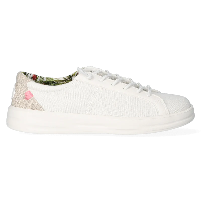 Karina Dames Sneakers Natural Coconut White