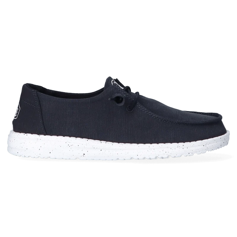 Wendy Slub Canvas Dames Instappers Navy