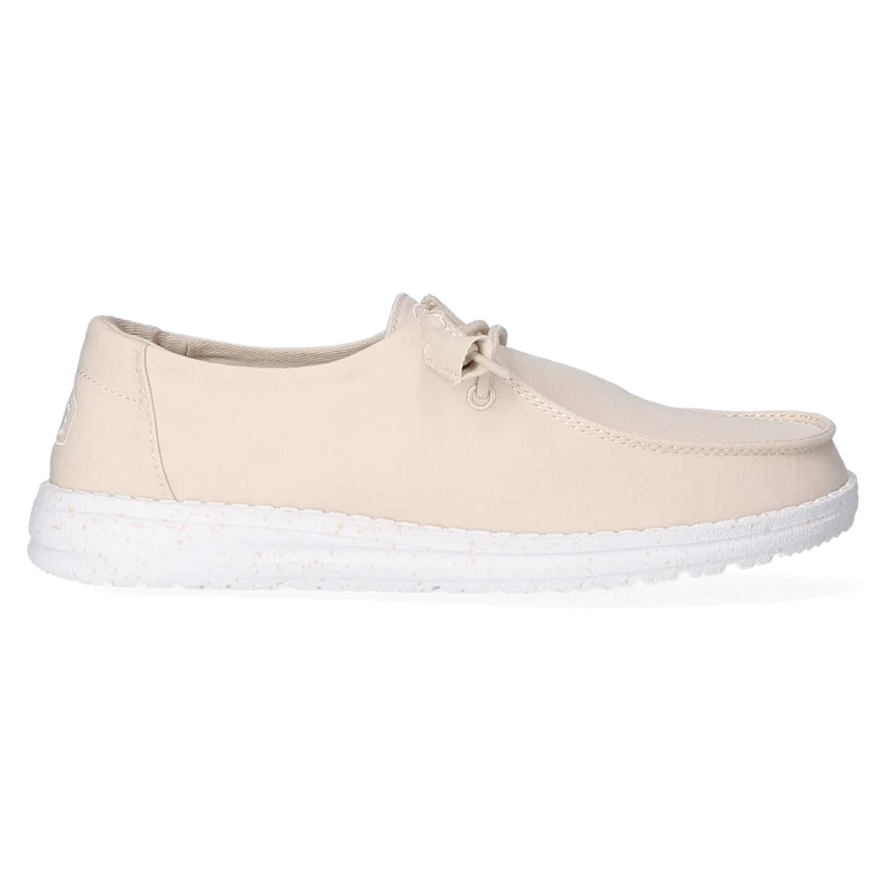 Wendy Slub Canvas Dames Instappers Natural
