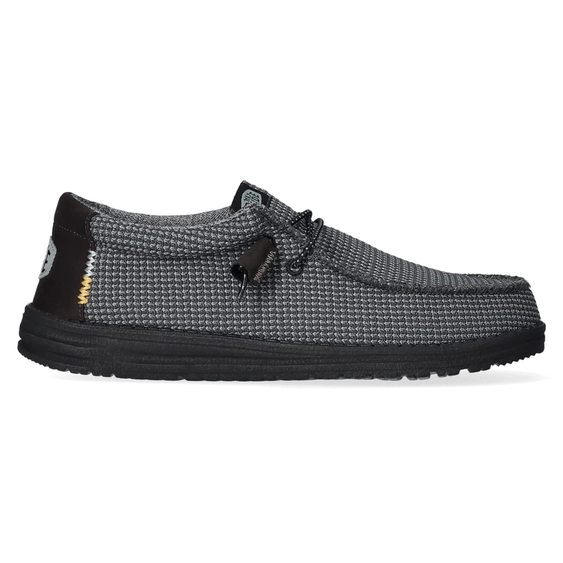 Wally Sport Mesh Heren Instappers Charcoal