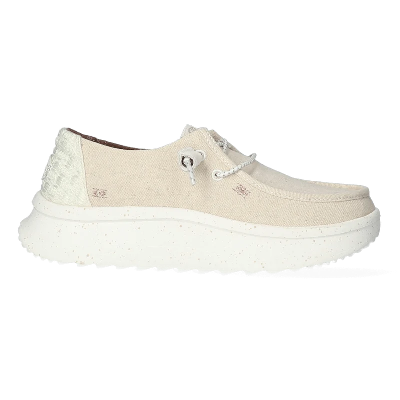 Wendy Peak Chambray Dames Instappers Cream