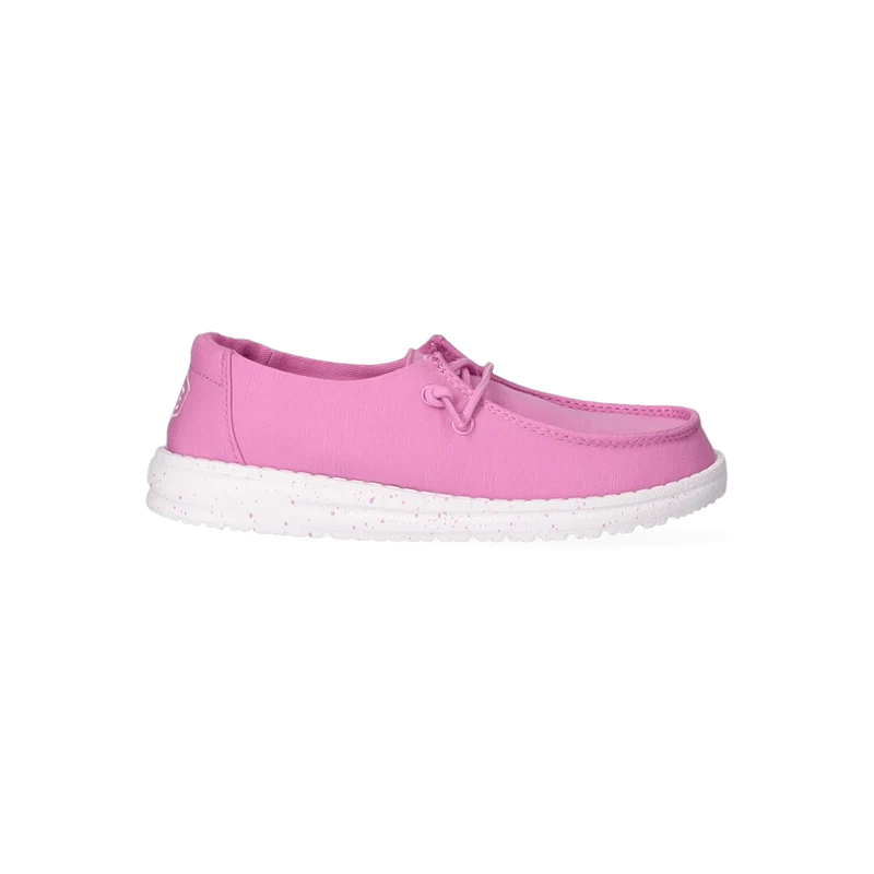 Wendy Youth Slub Canvas Meisjes Instappers Violet