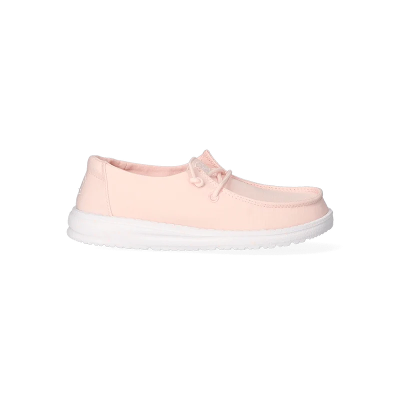 Wendy Youth Slub Canvas Meisjes Instappers Pink