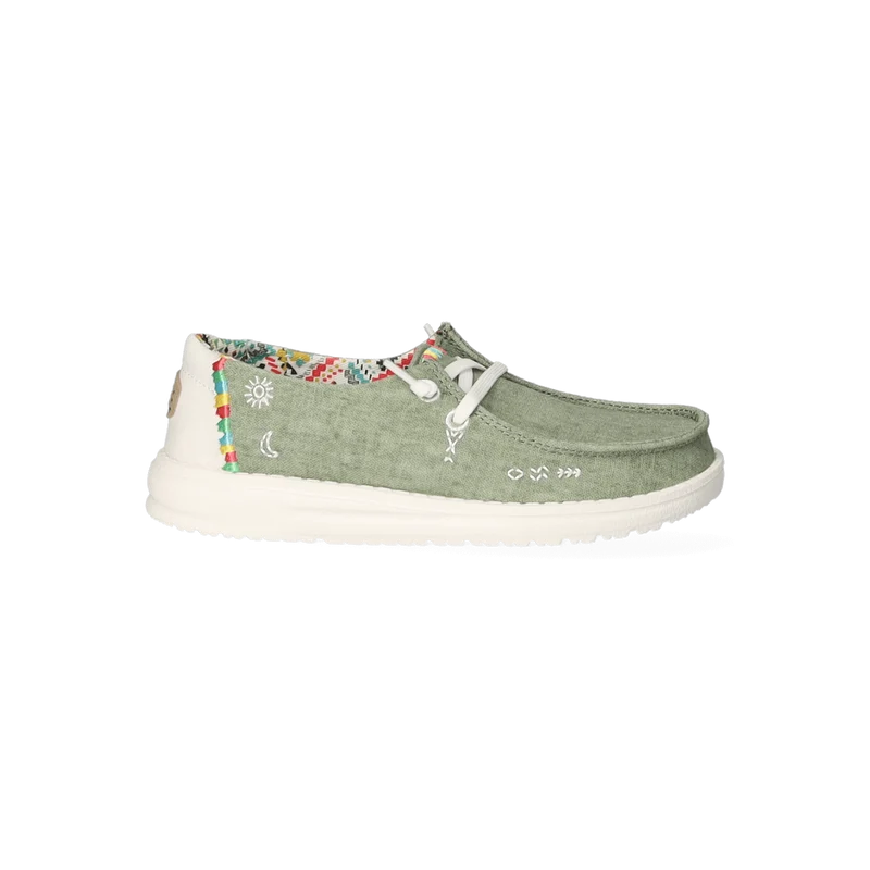 Wendy Youth Boho Meisjes Instappers Olive