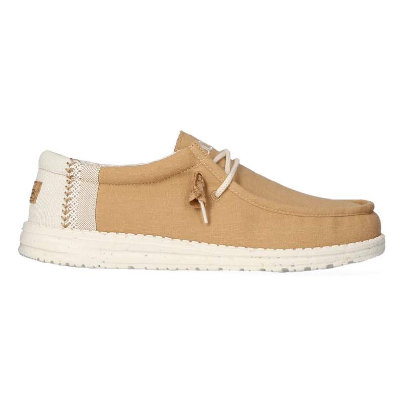 Wally Linen Natural Heren Instappers Ocra