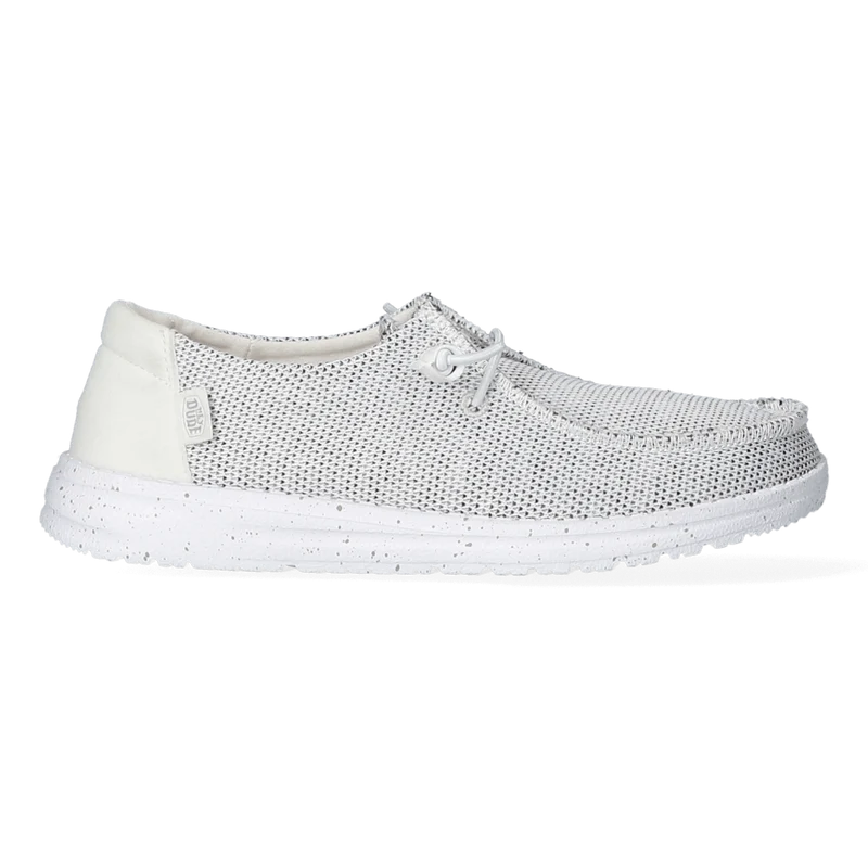 Wendy Sox Dames Instappers Stone White