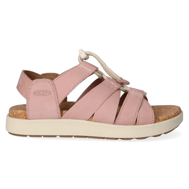 Elle Mixed Strap Dames Sandalen Fawn/Birch