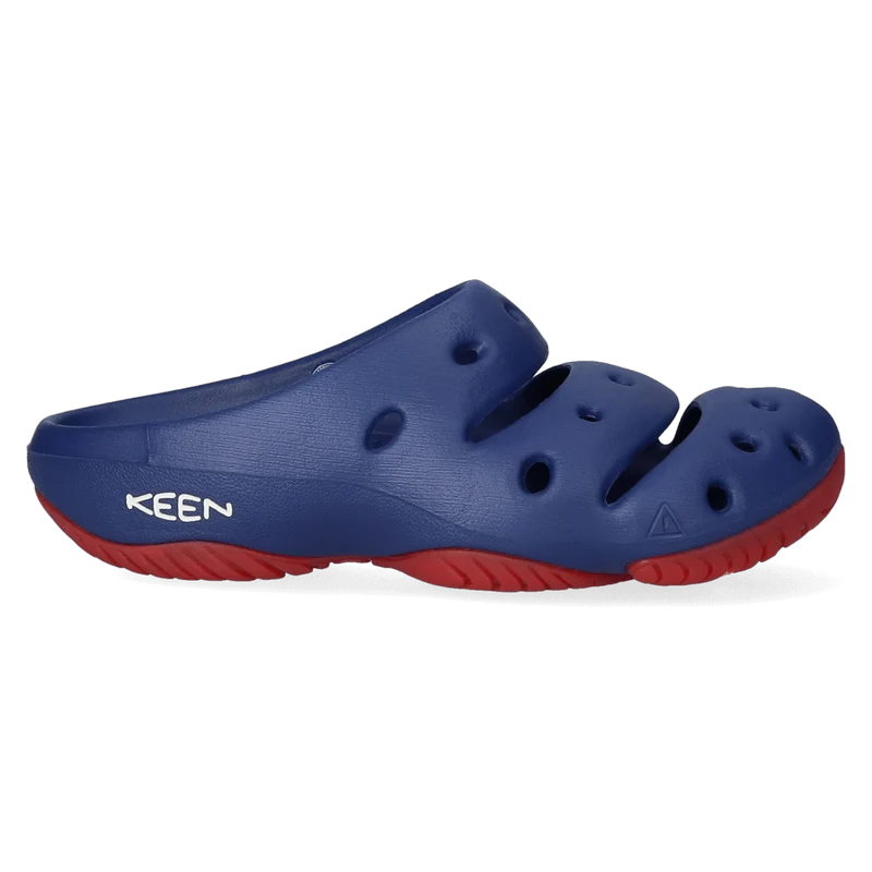 Yogui Dames Slippers Blue Depths/Red Carpet