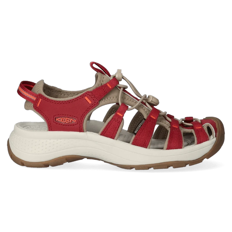 Astoria West Dames Wandelsandalen Merlot/Scarlet Ibis