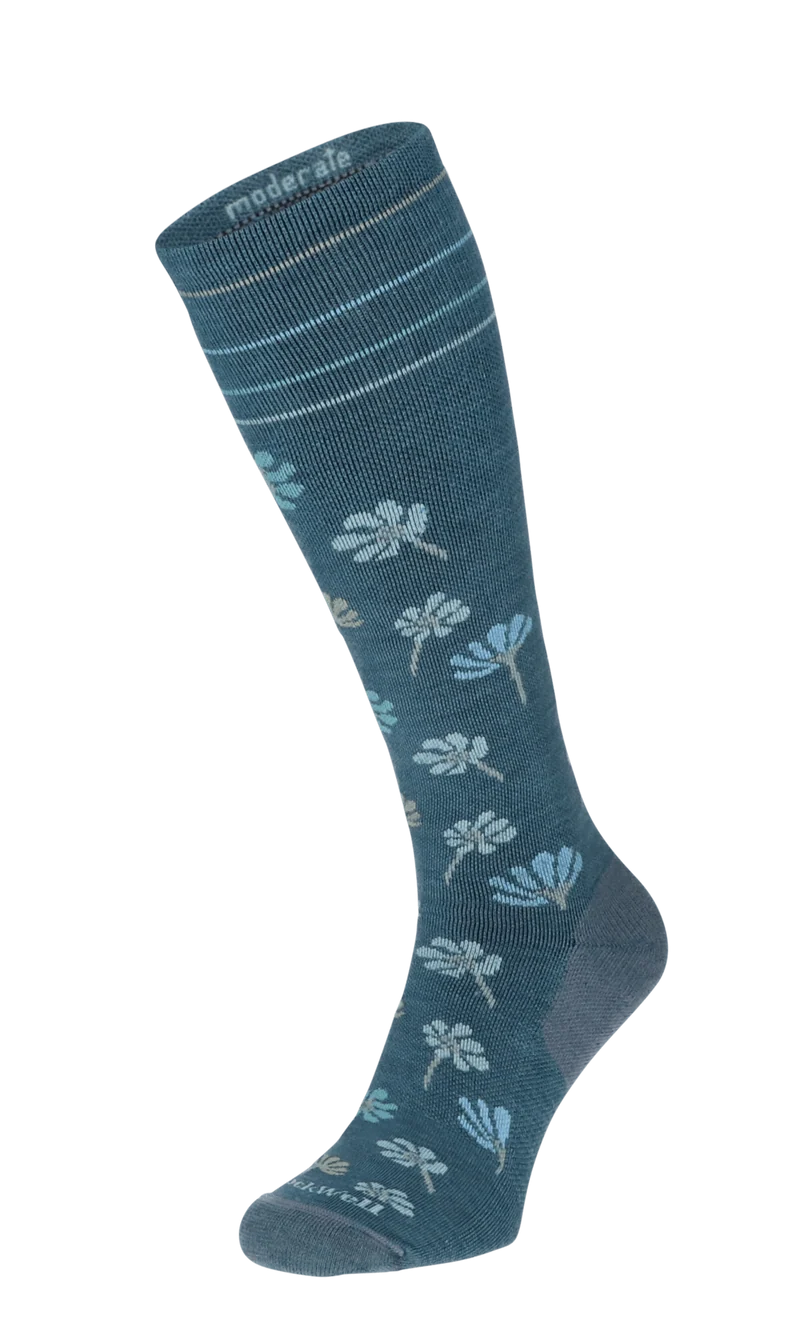 Field Flower Dames Compressiekousen Klasse 1 Blue Ridge