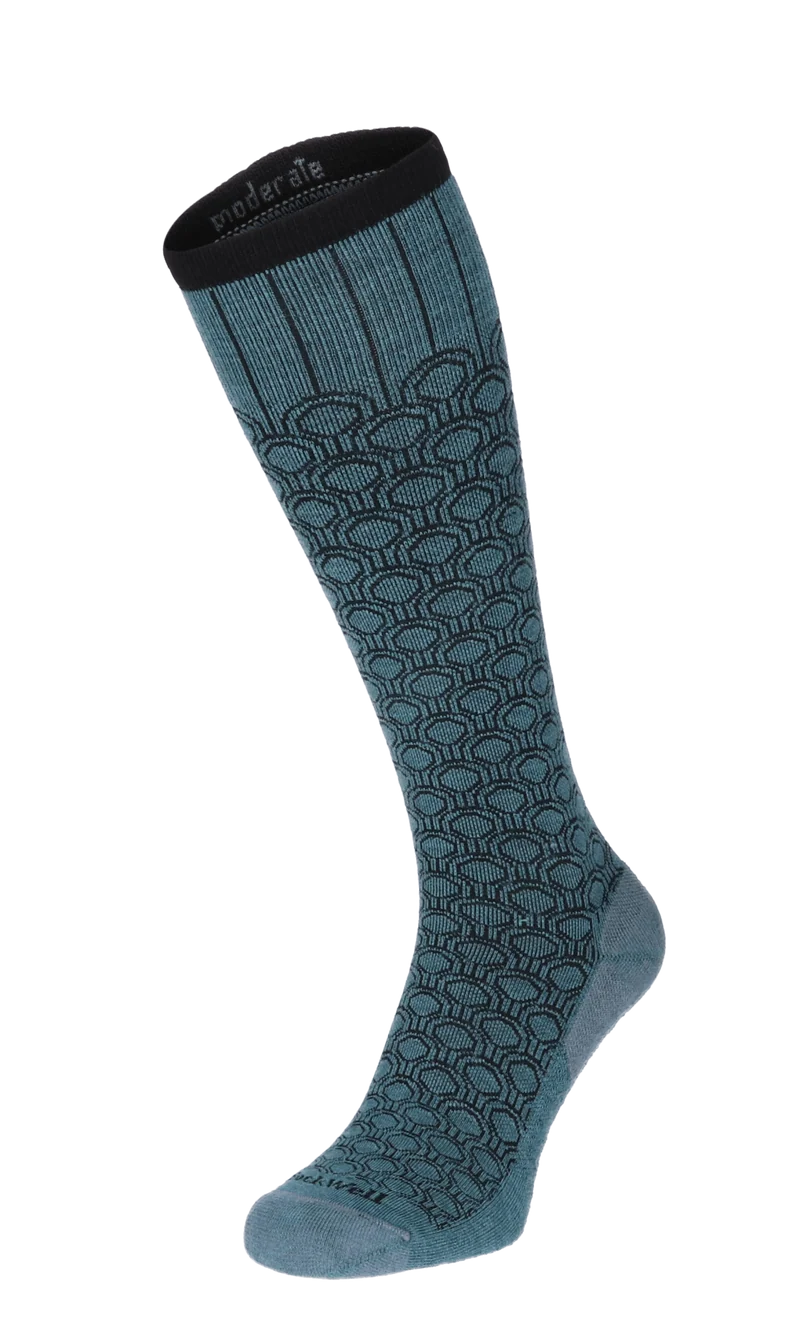 Deco Dot Dames Compressiekousen Klasse 1 Blue Ridge