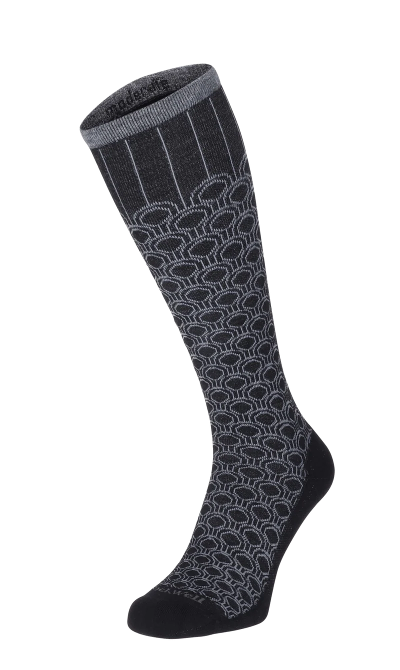 Deco Dot Dames Compressiekousen Klasse 1 Black