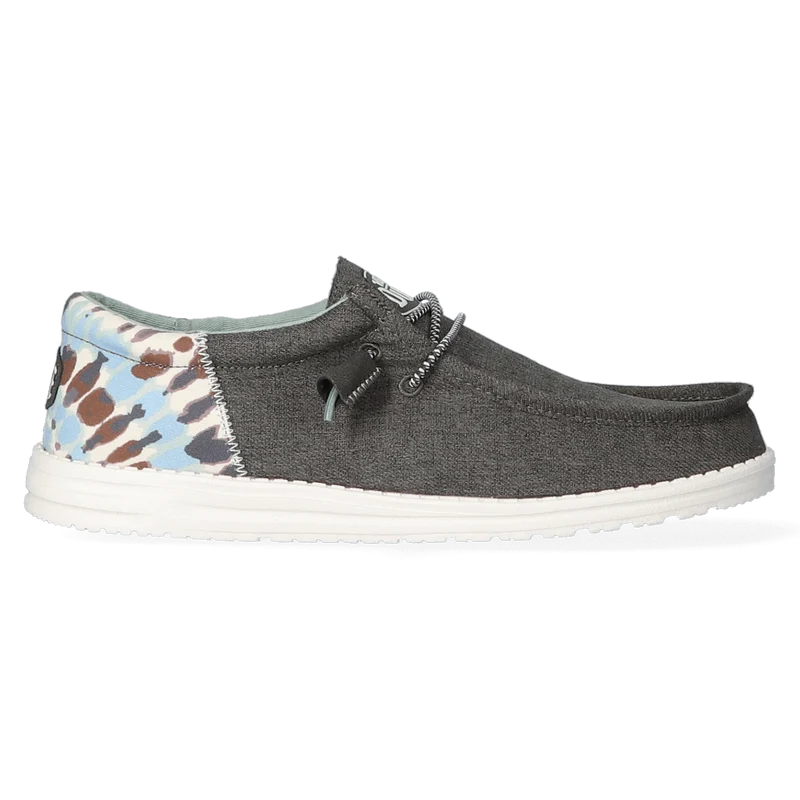 Wally Funk Heren Instappers Tie Dye Grey