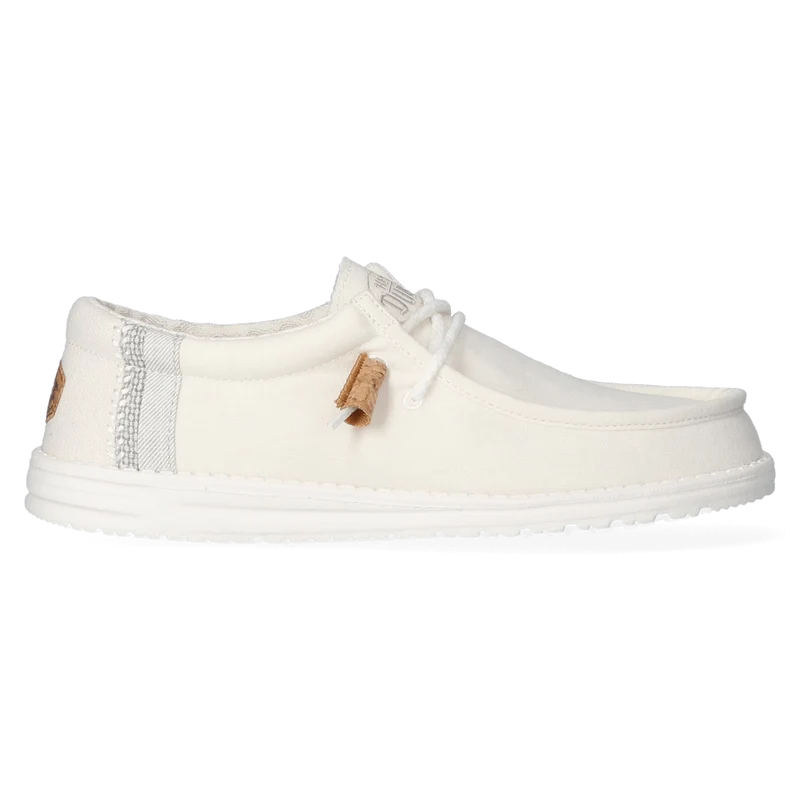Wally Break Stitch Heren Instappers White