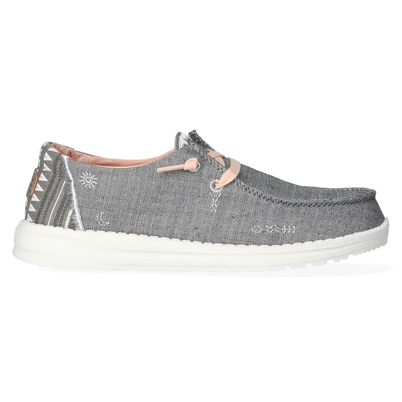 Wendy Boho Dames Instappers Grey