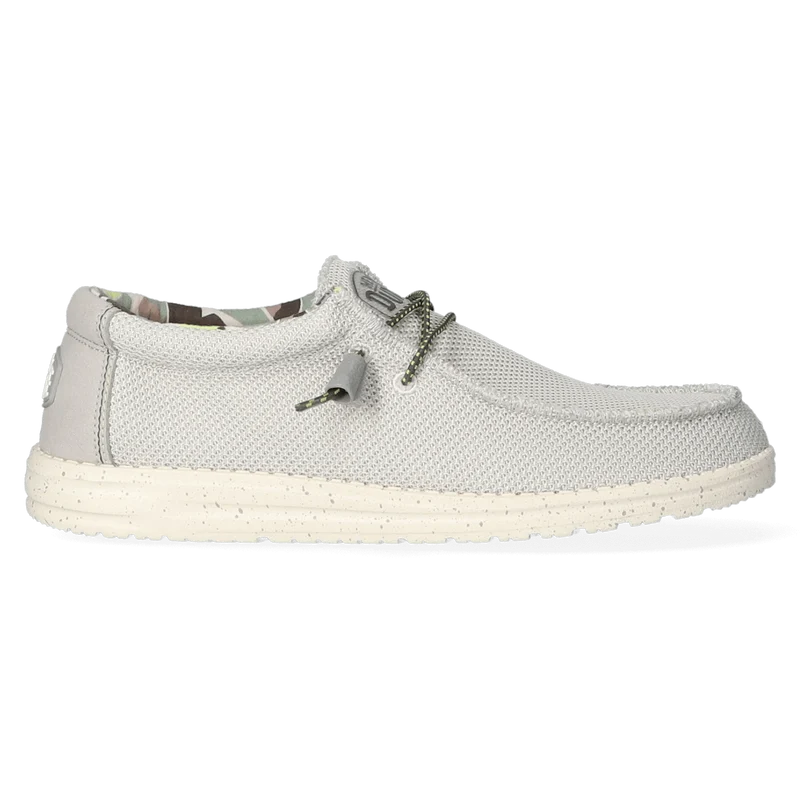 Wally Sox Triple Needle Heren Instappers Fog