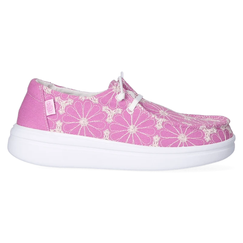 Wendy Rise Eyelet Dames Instappers Violet