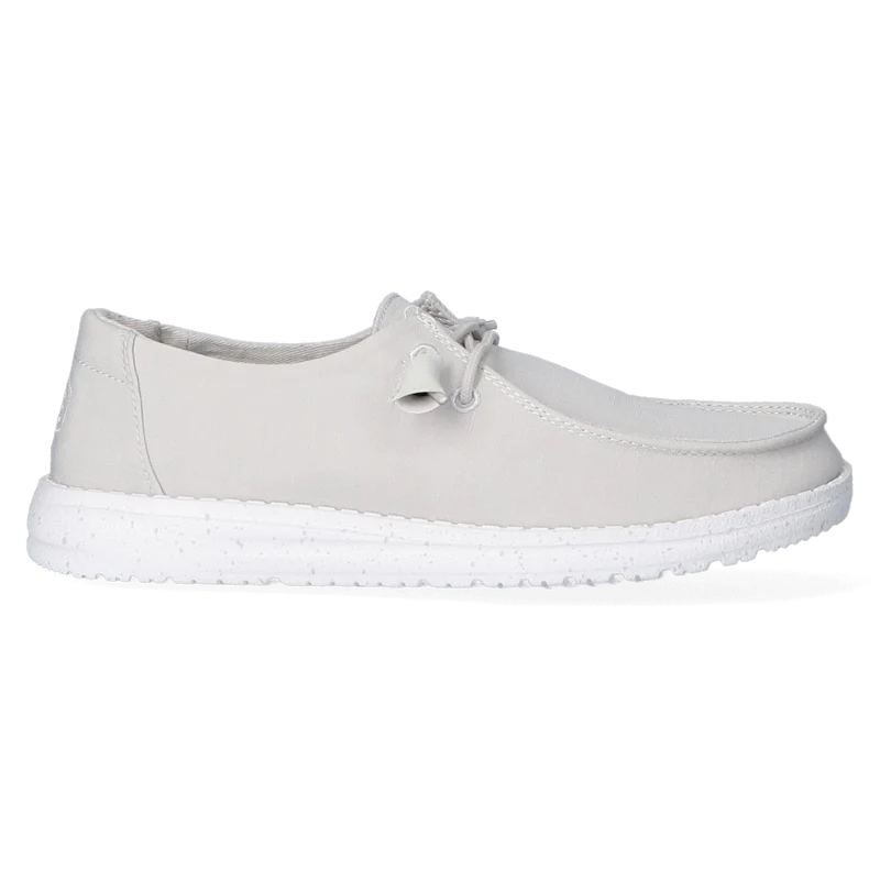 Wendy Slub Dames Instappers Light Grey