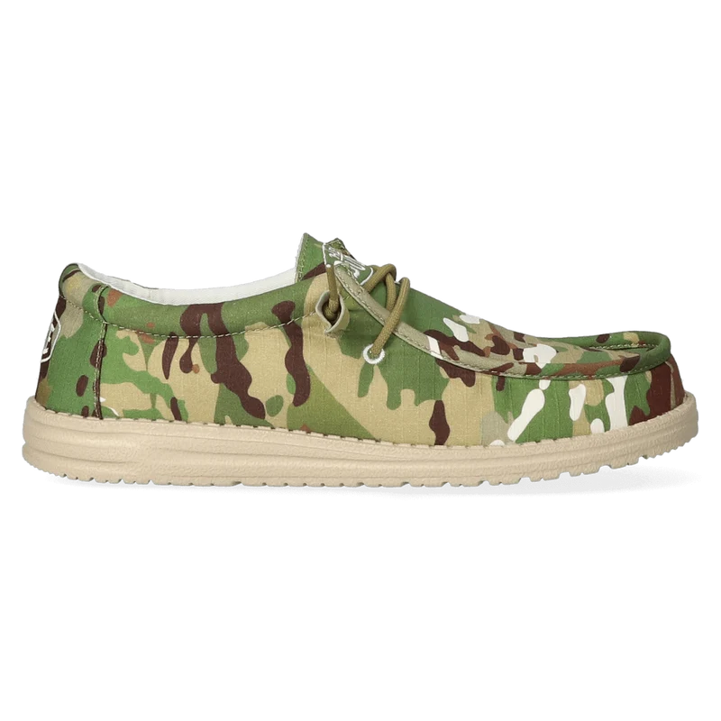 Wally Camouflage Heren Instappers Multi Camo
