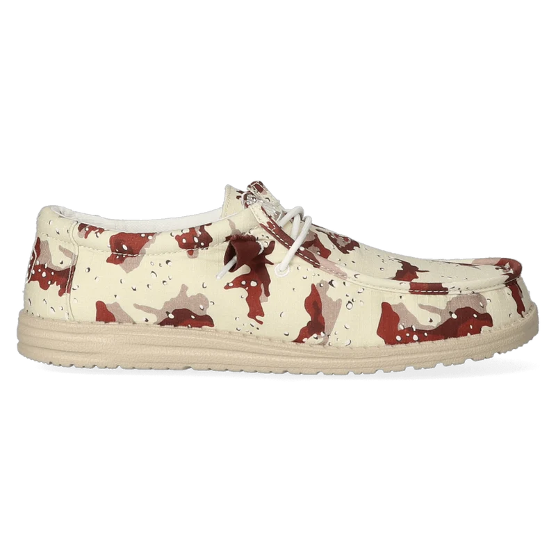 Wally Camouflage Heren Instappers Desert Camo