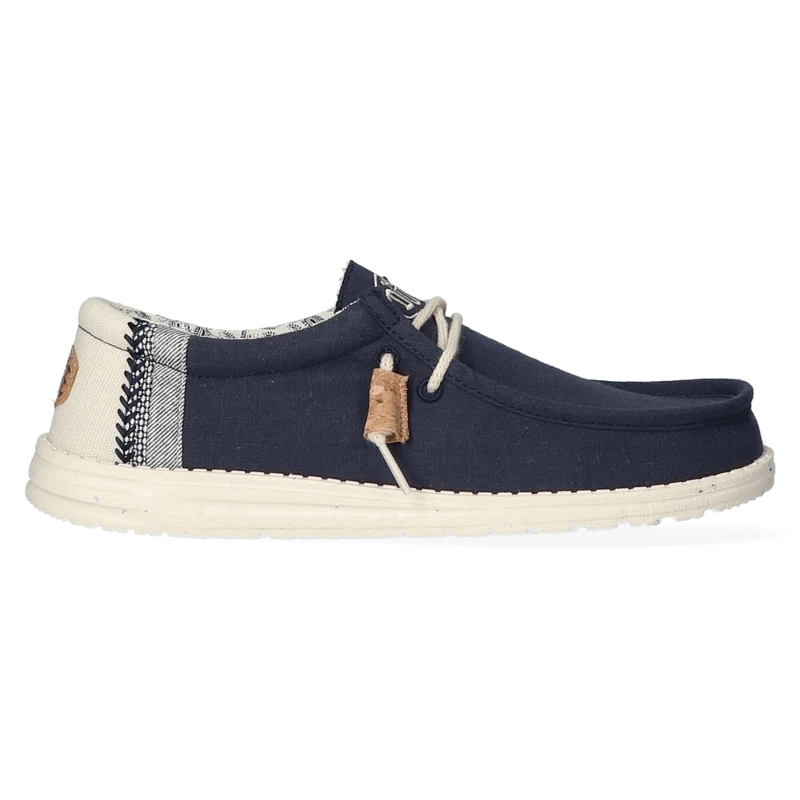 Wally Break Stitch Heren Instappers Navy