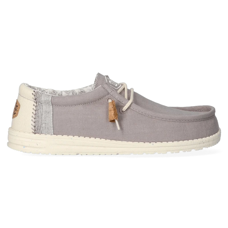 Wally Break Stitch Heren Instappers Grey